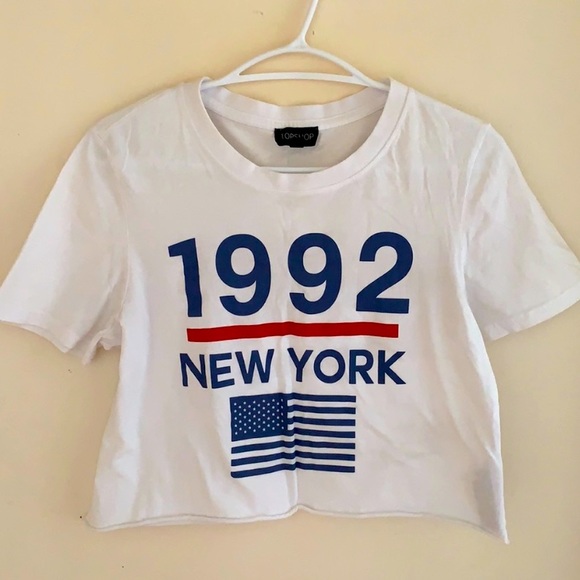Topshop New York | 1992 Crop T-Shirt - Picture 3 of 6